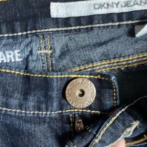 DKNY jeans blue denim boot cut baddie Times Square jean size 10 - Picture 7 of 10